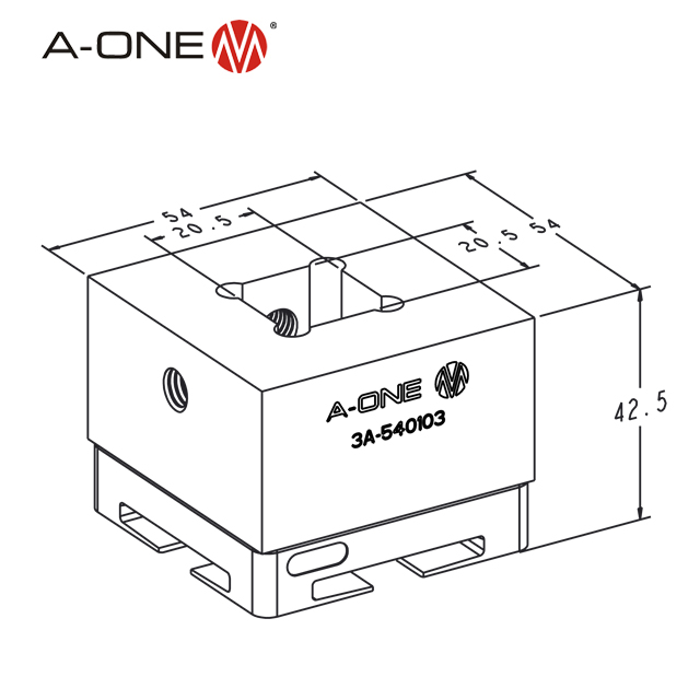 Uniblank 3A-540103 (soporte Stleel 3A-530103)